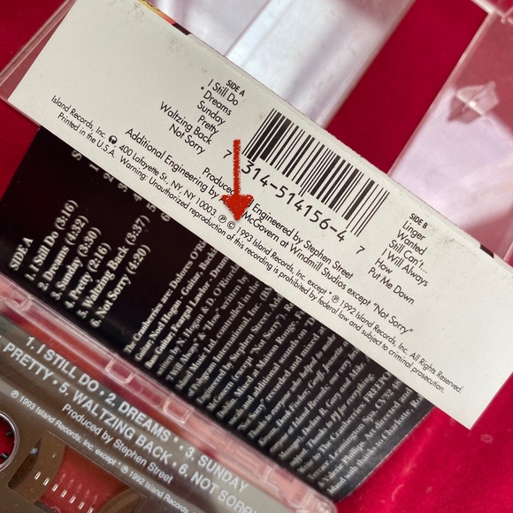 90s I The Cranberries I 2 Cassette Tapes - Picture 5 of 14